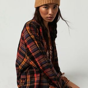 We The Free Summer Daydream Plaid Buttondown